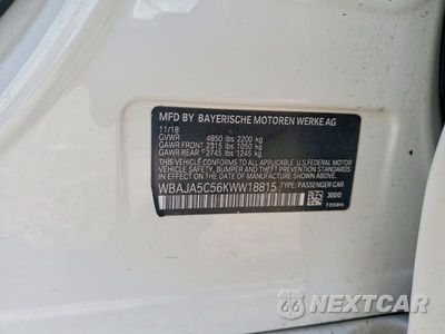 Zdjęcie 12 z 12 samochodu: 2019 BMW 530 I VIN:WBAJA5C56KWW18815 - miniatura