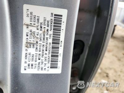 Zdjęcie 12 z 12 samochodu: 2014 HONDA ACCORD EX VIN:1HGCR2F75EA202158 - miniatura