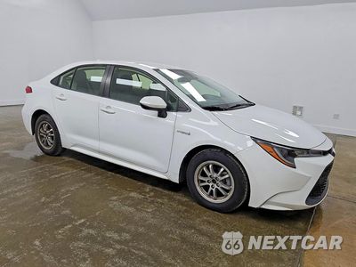 Czwarte zdjęcie samochodu z boku: 2020 TOYOTA COROLLA LE VIN:JTDEBRBEXLJ030084 - miniatura