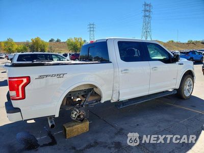 Trzecie zdjęcie samochodu z tyłu: 2016 FORD F150 SUPERCREW VIN:1FTEW1EG5GKD31610 - miniatura