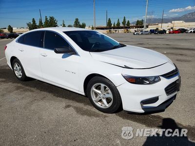 Czwarte zdjęcie samochodu z boku: 2018 CHEVROLET MALIBU LS VIN:1G1ZB5ST0JF156018 - miniatura
