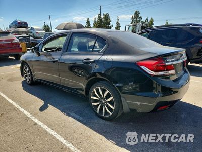 Drugie zdjęcie samochodu z przodu: 2015 HONDA CIVIC EXL VIN:2HGFB2F99FH512626 - miniatura