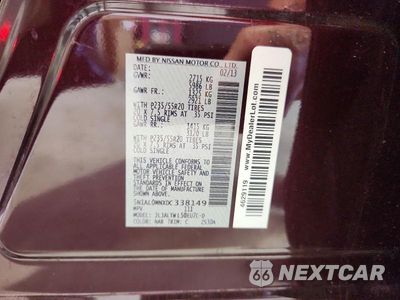 Zdjęcie 13 z 13 samochodu: 2013 INFINITI JX35 BASE VIN:5N1AL0MNXDC338149 - miniatura