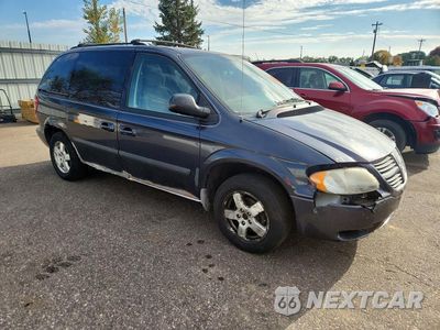 Czwarte zdjęcie samochodu z boku: 2007 DODGE CARAVAN SXT VIN:1D4GP45R67B182507 - miniatura