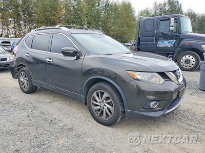 Czwarte zdjęcie samochodu z boku: 2014 NISSAN ROGUE SL VIN:5N1AT2MV4EC778445 - miniatura
