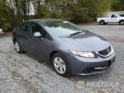 Czwarte zdjęcie samochodu z boku: 2013 HONDA CIVIC LX VIN:2HGFB2F54DH302431 - miniatura