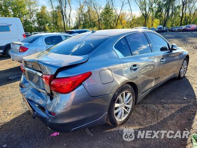 Trzecie zdjęcie samochodu z tyłu: 2015 INFINITI Q50 PREMIUM VIN:JN1BV7AR3FM391584 - miniatura