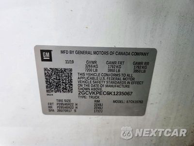 Zdjęcie 12 z 12 samochodu: 2019 CHEVROLET SILVERADO LD K1500 LT VIN:2GCVKPEC6K1235067 - miniatura