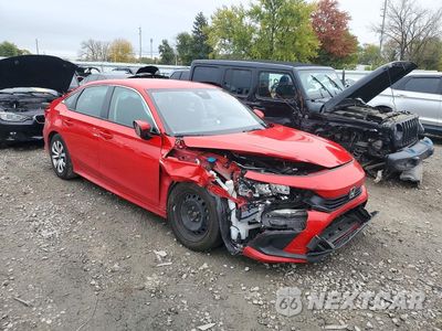 Czwarte zdjęcie samochodu z boku: 2024 HONDA CIVIC LX VIN:2HGFE2F24RH513536 - miniatura