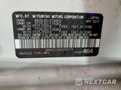 Zdjęcie 12 z 12 samochodu: 2017 MITSUBISHI OUTLANDER SE VIN:JA4AZ3A39HZ057173 - miniatura
