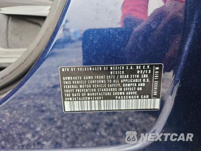 Zdjęcie 12 z 12 samochodu: 2013 VOLKSWAGEN JETTA BASE VIN:3VW2K7AJ5DM424891 - miniatura