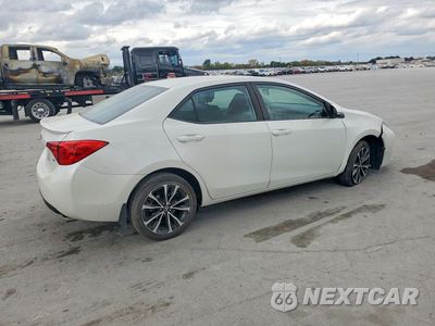 Trzecie zdjęcie samochodu z tyłu: 2018 TOYOTA COROLLA SE VIN:5YFBURHE6JP751984 - miniatura