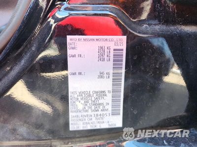 Zdjęcie 12 z 12 samochodu: 2025 NISSAN ALTIMA SV VIN:1N4BL4DV8SN384053 - miniatura