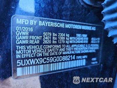 Zdjęcie 13 z 13 samochodu: 2016 BMW X3 XDRIVE28I VIN:5UXWX9C59G0D88214 - miniatura