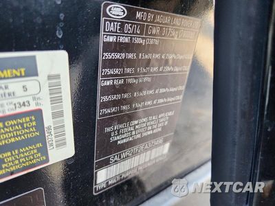Zdjęcie 13 z 13 samochodu: 2014 LAND ROVER RANGE ROVER SPORT SC VIN:SALWR2TF2EA373496 - miniatura