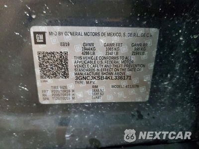 Zdjęcie 13 z 13 samochodu: 2019 CHEVROLET TRAX LS VIN:3GNCJKSB4KL336171 - miniatura