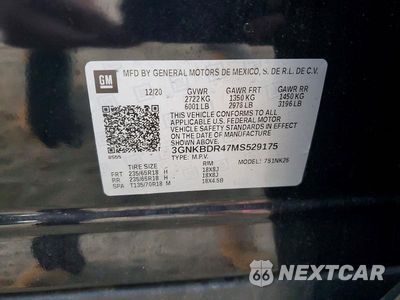 Zdjęcie 13 z 13 samochodu: 2021 CHEVROLET BLAZER 3LT VIN:3GNKBDR47MS529175 - miniatura