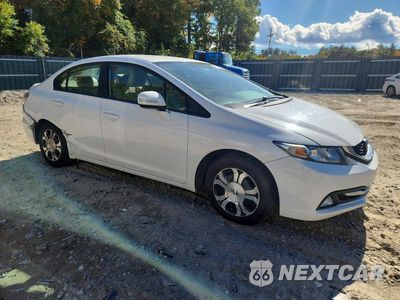 Czwarte zdjęcie samochodu z boku: 2013 HONDA CIVIC HYBRID VIN:19XFB4F26DE201743 - miniatura