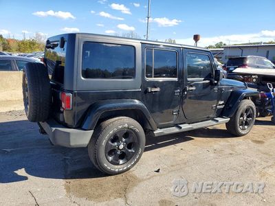 Trzecie zdjęcie samochodu z tyłu: 2013 JEEP WRANGLER UNLIMITED SAHARA VIN:1C4BJWEG1DL655495 - miniatura
