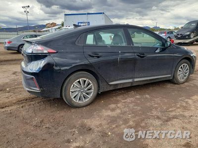 Trzecie zdjęcie samochodu z tyłu: 2021 HYUNDAI IONIQ SE VIN:KMHC75LJ3MU077109 - miniatura
