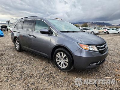 Czwarte zdjęcie samochodu z boku: 2014 HONDA ODYSSEY EX VIN:5FNRL5H40EB032538 - miniatura