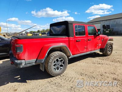 Trzecie zdjęcie samochodu z tyłu: 2021 JEEP GLADIATOR RUBICON VIN:1C6JJTBM0ML598265 - miniatura