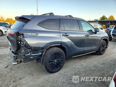 Trzecie zdjęcie samochodu z tyłu: 2023 TOYOTA HIGHLANDER XSE VIN:5TDKDRBH2PS015451 - miniatura