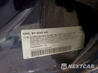 Zdjęcie 12 z 12 samochodu: 2023 AUDI S3 PREMIUM PLUS VIN:WAUH3DGY0PA064067 - miniatura