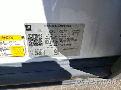 Zdjęcie 13 z 13 samochodu: 2017 CHEVROLET TRAVERSE LS VIN:1GNKRFEDXHJ312305 - miniatura