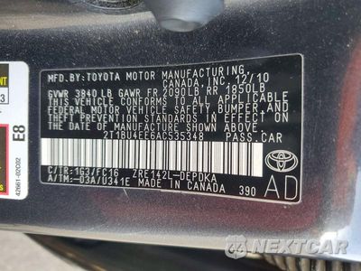 Zdjęcie 12 z 12 samochodu: 2010 TOYOTA COROLLA LE VIN:2T1BU4EE6AC535348 - miniatura