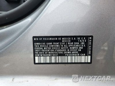 Zdjęcie 12 z 12 samochodu: 2024 VOLKSWAGEN JETTA SE VIN:3VW7M7BU6RM018537 - miniatura