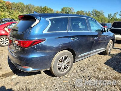 Trzecie zdjęcie samochodu z tyłu: 2018 INFINITI QX60 BASE VIN:5N1DL0MN9JC533734 - miniatura