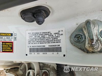 Zdjęcie 12 z 12 samochodu: 2011 HONDA CIVIC LX-S VIN:2HGFA1F66BH513858 - miniatura