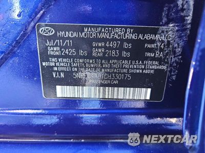 Zdjęcie 12 z 12 samochodu: 2012 HYUNDAI SONATA SE 2.0T VIN:5NPEC4AB1CH330175 - miniatura