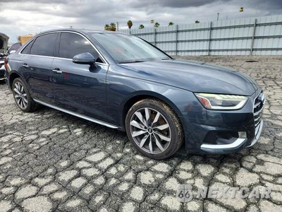 Czwarte zdjęcie samochodu z boku: 2022 AUDI A4 PREMIUM 40 VIN:WAUBBAF46NA022148 - miniatura
