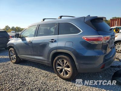 Drugie zdjęcie samochodu z przodu: 2014 TOYOTA HIGHLANDER XLE VIN:5TDKKRFH9ES035130 - miniatura