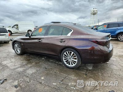 Drugie zdjęcie samochodu z przodu: 2018 INFINITI Q50 3.0T LUXE VIN:JN1EV7AR8JM439764 - miniatura