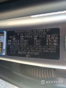 Zdjęcie 12 z 12 samochodu: 2023 KIA NIRO WIND VIN:KNDCR3L18P5071467 - miniatura
