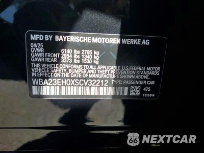 Zdjęcie 13 z 13 samochodu: 2025 BMW 740 I VIN:WBA23EH0XSCV32212 - miniatura