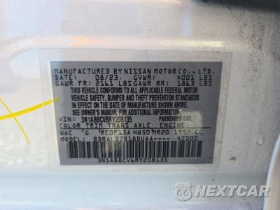 Zdjęcie 12 z 12 samochodu: 2024 NISSAN SENTRA SV VIN:3N1AB8CV6RY208135 - miniatura