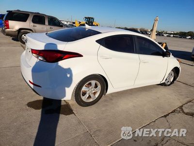 Trzecie zdjęcie samochodu z tyłu: 2014 HYUNDAI ELANTRA SE VIN:5NPDH4AE7EH485632 - miniatura