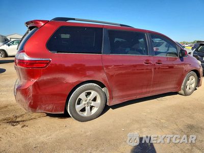 Trzecie zdjęcie samochodu z tyłu: 2020 TOYOTA SIENNA LE VIN:5TDKZ3DC2LS082433 - miniatura