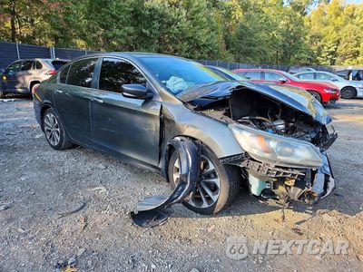 Czwarte zdjęcie samochodu z boku: 2013 HONDA ACCORD SPORT VIN:1HGCR2F56DA010096 - miniatura