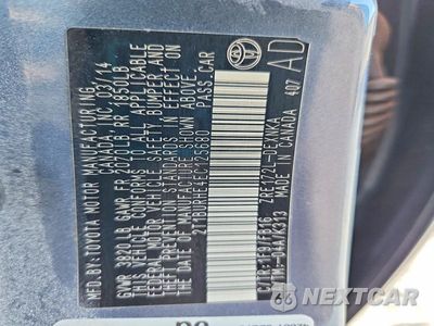Zdjęcie 12 z 12 samochodu: 2014 TOYOTA COROLLA LE PLUS VIN:2T1BURHE4EC125680 - miniatura