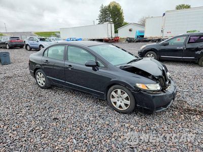 Czwarte zdjęcie samochodu z boku: 2009 HONDA CIVIC LX VIN:2HGFA16519H363823 - miniatura