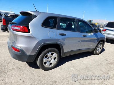 Trzecie zdjęcie samochodu z tyłu: 2014 JEEP CHEROKEE SPORT VIN:1C4PJLAB9EW149458 - miniatura