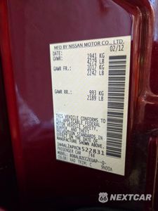 Zdjęcie 12 z 12 samochodu: 2012 NISSAN ALTIMA 2.5 S VIN:1N4AL2APXCN522831 - miniatura