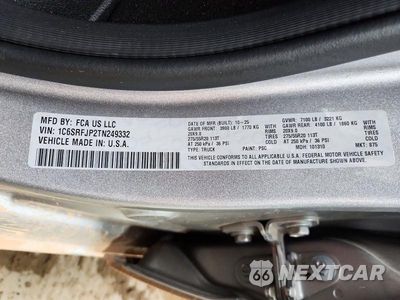 Zdjęcie 13 z 13 samochodu: 2026 RAM 1500 LARAMIE VIN:1C6SRFJP2TN249332 - miniatura