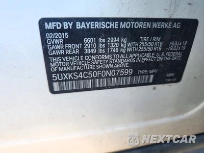 Zdjęcie 13 z 13 samochodu: 2015 BMW X5 XDRIVE35D VIN:5UXKS4C50F0N07599 - miniatura