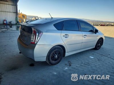 Trzecie zdjęcie samochodu z tyłu: 2012 TOYOTA PRIUS TWO VIN:JTDKN3DU8C5391771 - miniatura